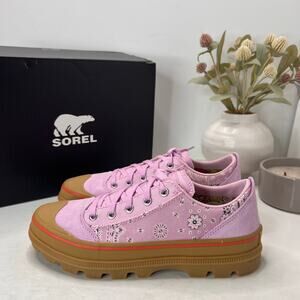 Sorel Pink and Tan Sneakers